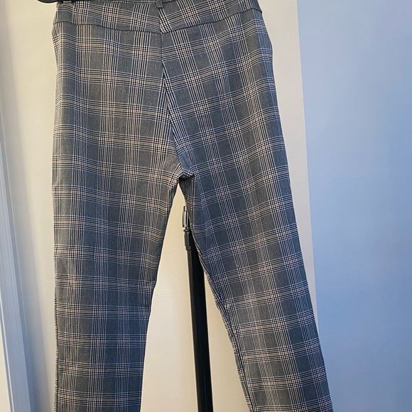 Zara plaid slim fit stretch pants. Women’s size 28. - Picture 2 of 2